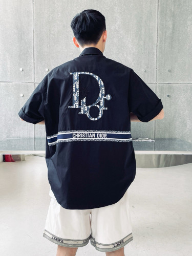 ★超人気 ディオール 激安偽物 25 SS新型立思いやり布刺繍工芸半袖シャツコート