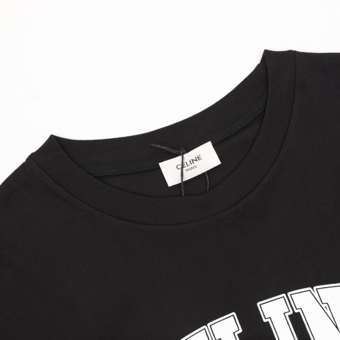 【話題商品！】 セリーヌ 激安偽物 定番アルファベットプリントベーシック半袖Tシャツ