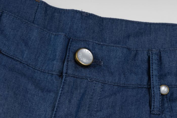 高品質  ルイヴィトン n級品 25 SS帆船刺繍デニムパンツ