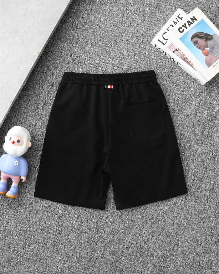 ★超人気 モンクレール コピー エンブロイダリーロゴステッチパンツ5分パンツ
