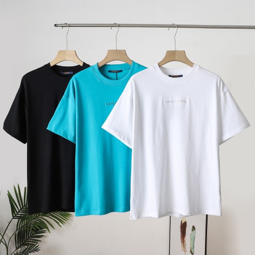 日本未入荷 ルイヴィトン スーパーコピー 25 SSブランドロゴ半袖Tシャツ3色