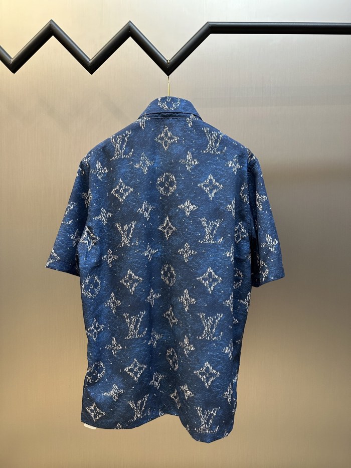 使い勝手良し ルイヴィトン 偽物通販 Lvプリント半袖シャツ