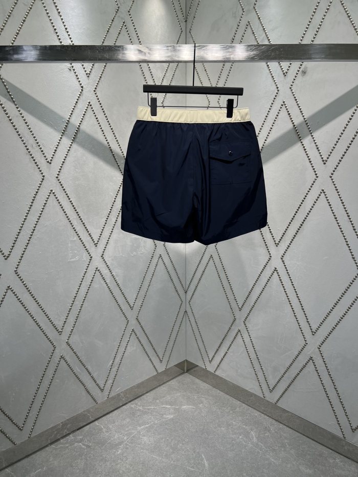 使い勝手良し モンクレール n級品 25 ss新ロゴのドローストリングスイムパンツ