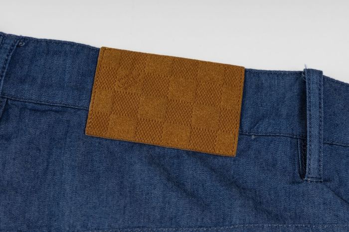 高品質  ルイヴィトン n級品 25 SS帆船刺繍デニムパンツ