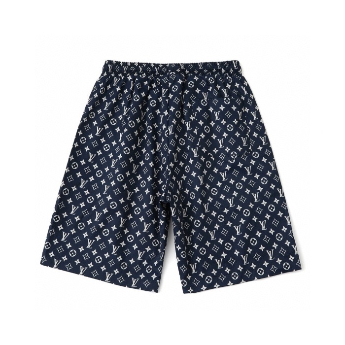 超奇跡の入荷☆ ルイヴィトン 偽物通販  25 SSオールドフラワーたっぷりジャカード半袖シャツTシャツ半ズボンセット