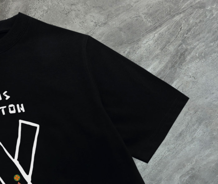 高品質 ルイヴィトン 偽物通販  Louis Vuitton丸首半袖Tシャツ