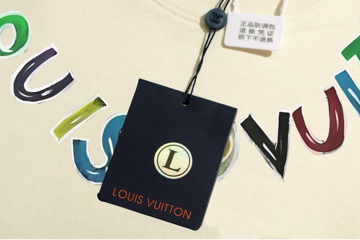 大人気 ルイヴィトン コピー  Louis Vuitton丸首半袖Tシャツ