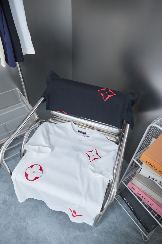 累積売上総額第１位！ ルイヴィトン 激安通販 LV刺繍半袖