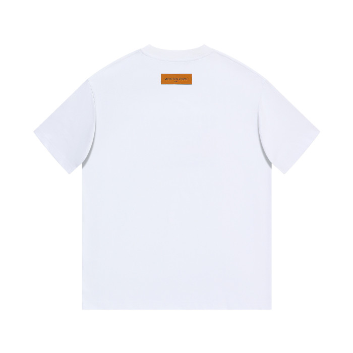 一目惚れ♪  ルイヴィトン n級品 刺繍手作業カット破れ半袖Tシャツ