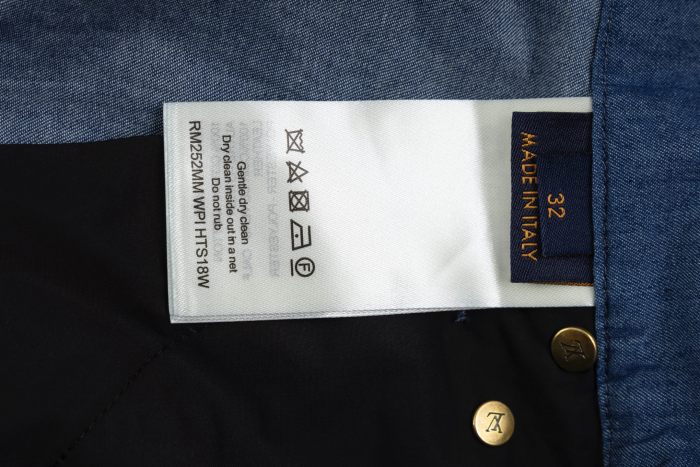 高品質  ルイヴィトン n級品 25 SS帆船刺繍デニムパンツ