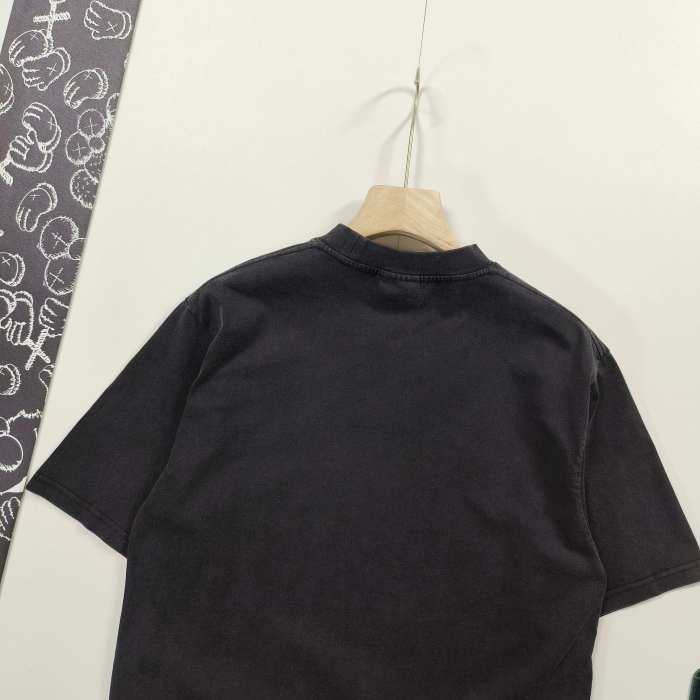 高品質 バレンシアガ コピーおすすめ の2025 SS都市夜景直噴プリント半袖Tシャツ