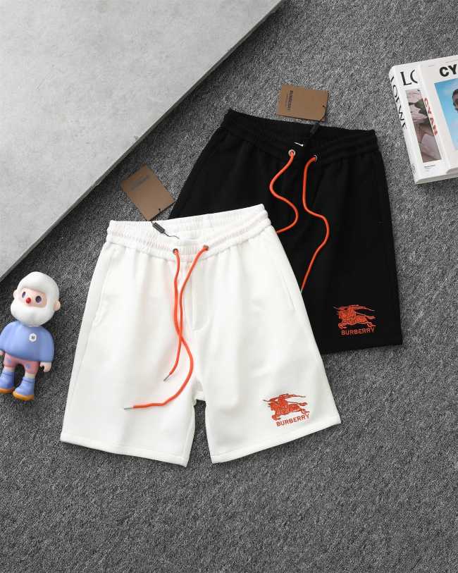 【話題商品！】バーバリー コピーおすすめ の戦馬シリーズ刺繍パンツ五分パンツ2色