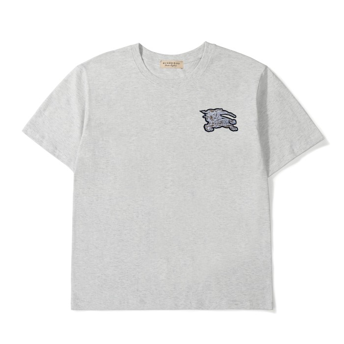 【限定】 バーバリー スーパーコピー の軍馬刺繍ロゴコットン半袖Tシャツ3色