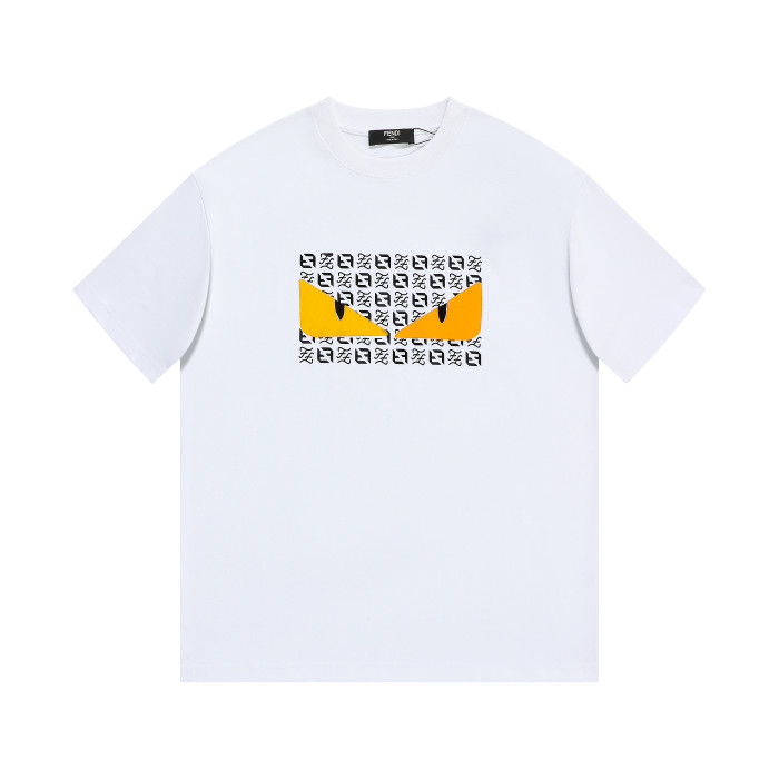 追跡付 フェンディ 激安偽物  の怪獣悪魔の目半袖Tシャツ