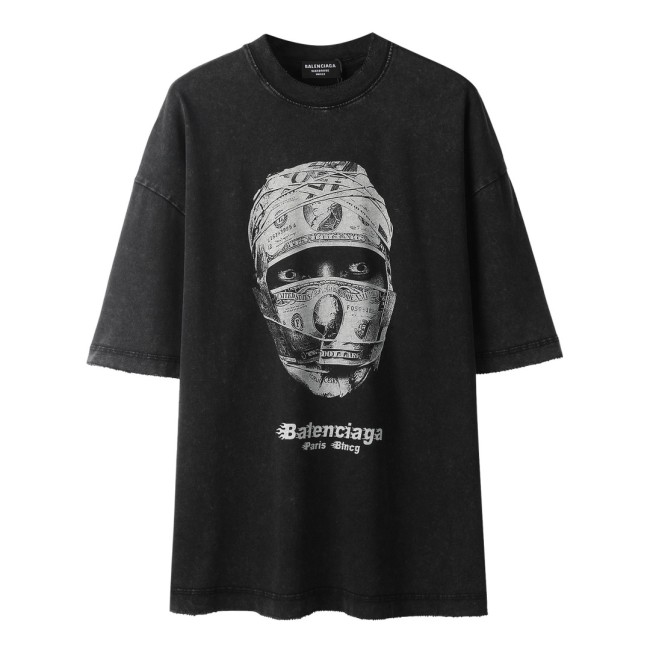 ★超人気 バレンシアガ 偽物通販 のミイラモチーフ半袖Tシャツ
