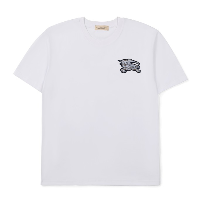 【限定】 バーバリー スーパーコピー の軍馬刺繍ロゴコットン半袖Tシャツ3色