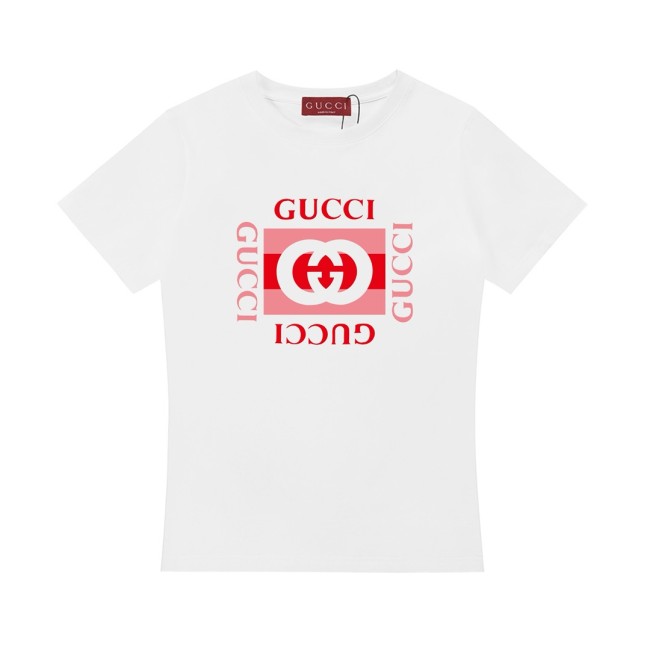 ★超人気 グッチ コピーおすすめ のアルファベットロゴショルダーウエストトリムタイプレディース半袖Tシャツ