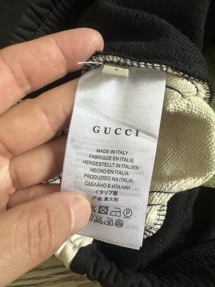 使い勝手良し グッチ 偽物通販 のリボンジョイントカップルのためのドローコード緩みカジュアル五分半ズボン