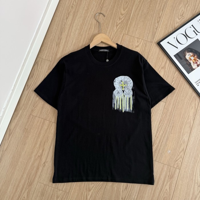 追跡付 クロムハーツ n級品 のグラデーション馬蹄カジュアル半袖Tシャツ2色