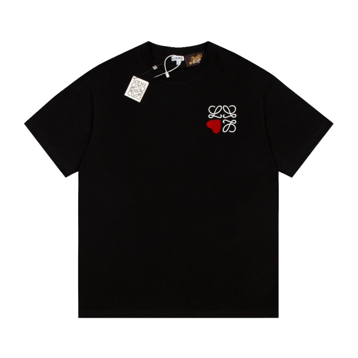入手困難  ロエベ 激安通販 の刺繍Tシャツ