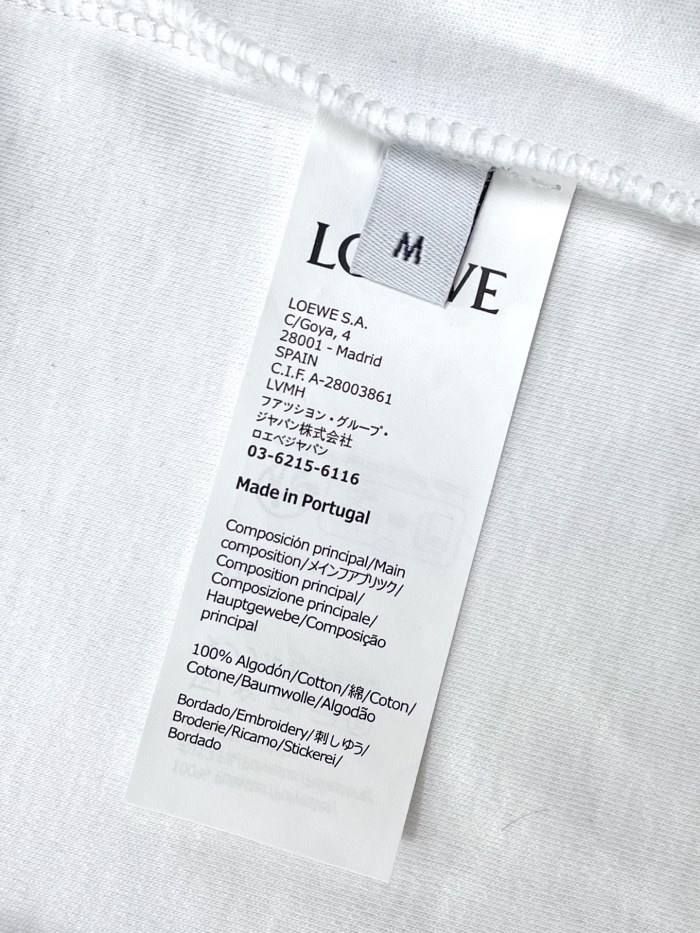 累積売上総額第１位！ ロエベ n級品 の プリントクルーネック半袖Tシャツ