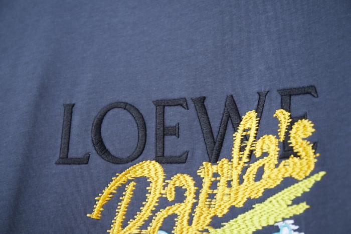 【限定】 ロエベ 激安偽物 のアルファベット刺繍半袖