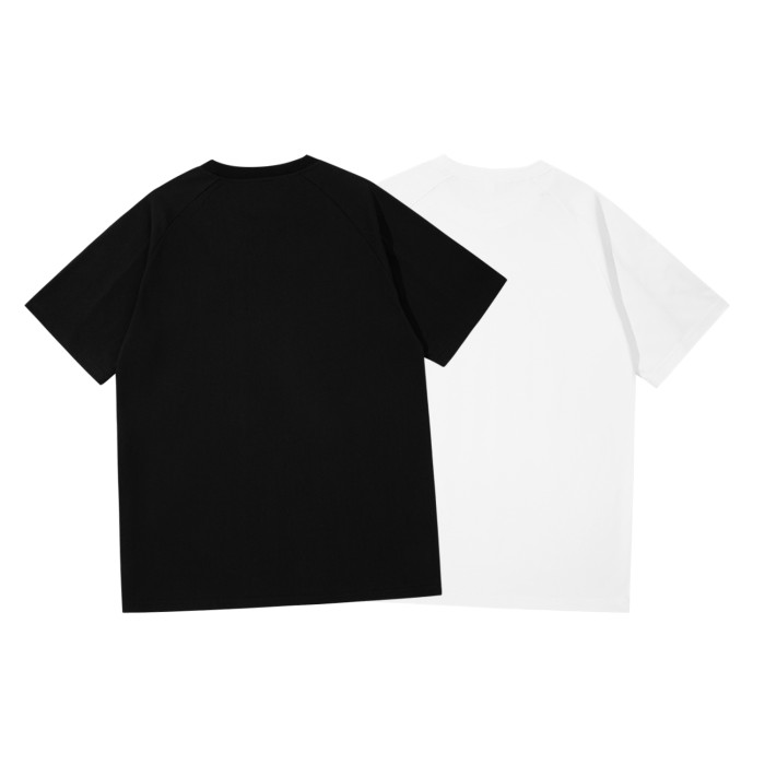 稀少 プラダ n級品 の三角皮の腕編みコットン半袖Tシャツ2色