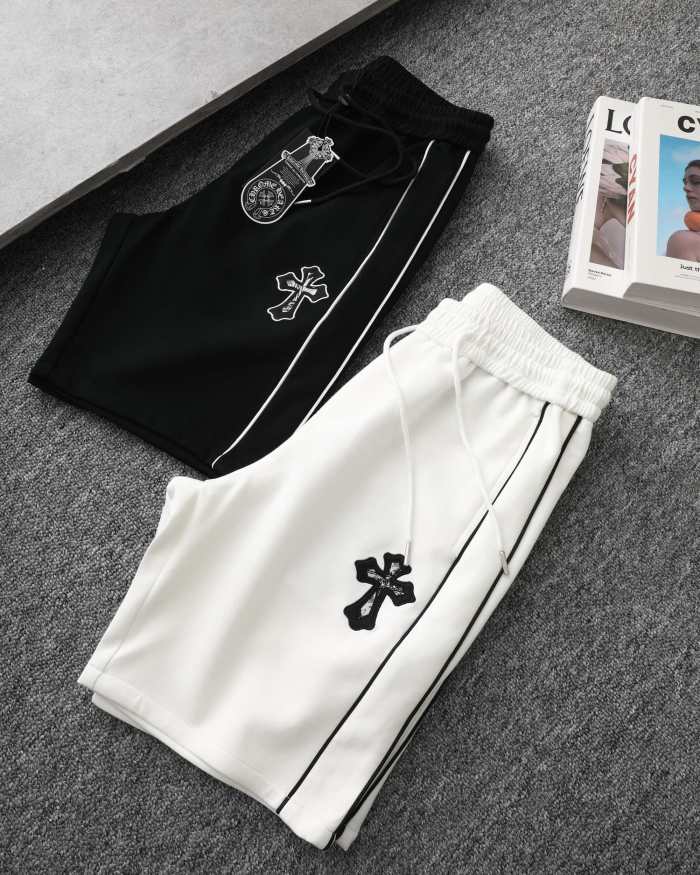 【限定】クロムハーツ n級品 のクロスステッチパンツ5分パンツ2色