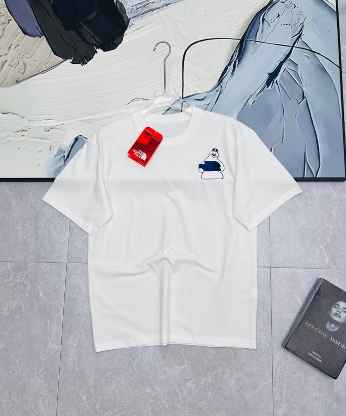 稀少 ザノースフェイス 偽物通販  のプリントカプセルのTシャツ2色