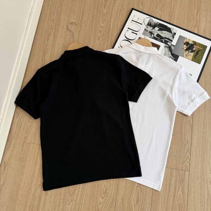 日本未入荷 ザノースフェイス コピー  の定番立体シリコンロゴカジュアル白黒ベーシックポロシャツ2色