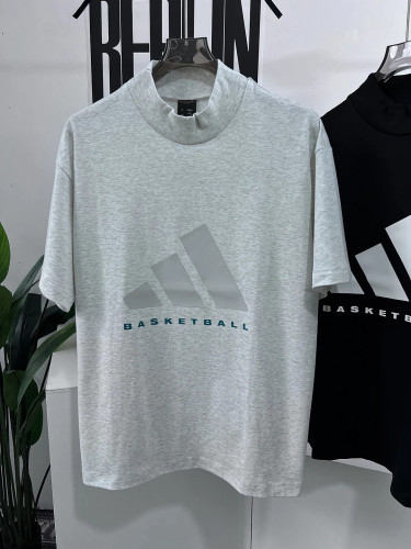 【話題商品！】 アディダス コピー のシリカゲル厚板刻字膜プリントゆとりOS版型半袖Tシャツ