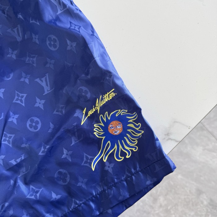 超話題! ルイヴィトン 偽物通販 2025 SS LVジャズ春秋ファッションブランド満印カップルファッションパンツ