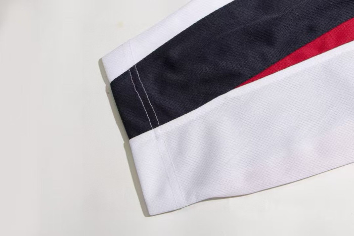 日本未入荷 バレンシアガ 偽物通販 のサッカー刺繍プリントメッシュアイスホッケーウェアカップル長袖Tシャツ-