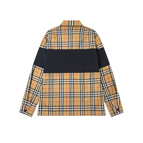 超奇跡の入荷☆ バーバリー コピーおすすめ のチェック柄パッチワークカジュアルシャツペアルックコートトップス