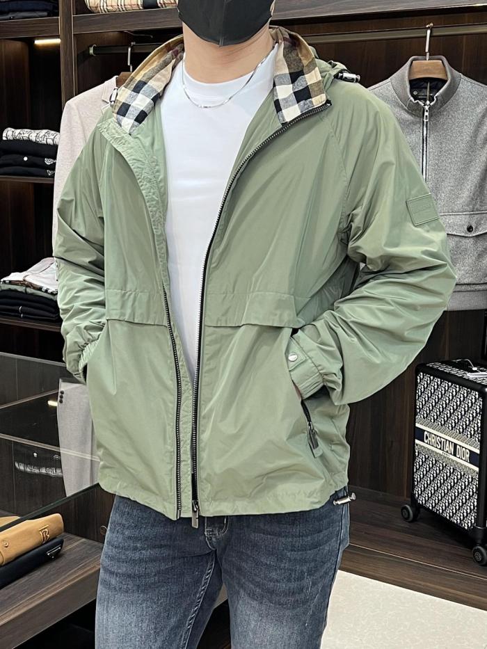 超話題! バーバリー 偽物通販 のキャップ付きジャケット