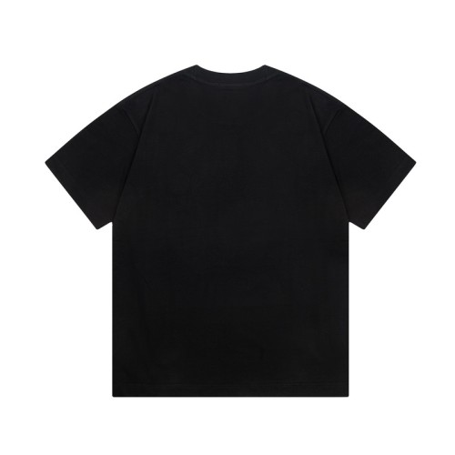 大人気 バーバリー 偽物通販 のシートステッチシリカゲルロゴ百合トレンド半袖Tシャツ