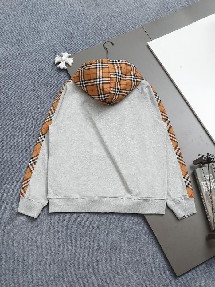 超話題! バーバリー n級品 のチェックスプライン連帽衛衣