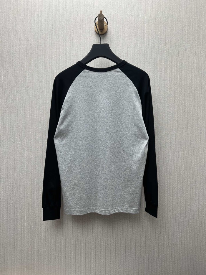 日本未入荷 セリーヌ スーパーコピー の25 ss新型プリントゆったりタイプラグランスリーブTシャツ