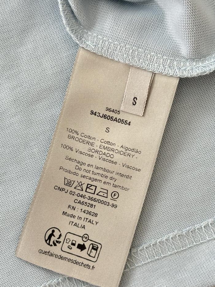 【話題商品！】 ディオール n級品 の25 SS立体刺繍半袖Tシャツ