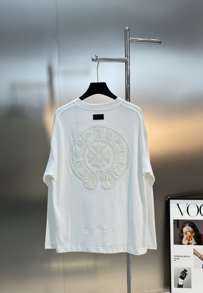 ★超人気 クロムハーツ 偽物通販 25 s新型カップル長袖Tシャツ