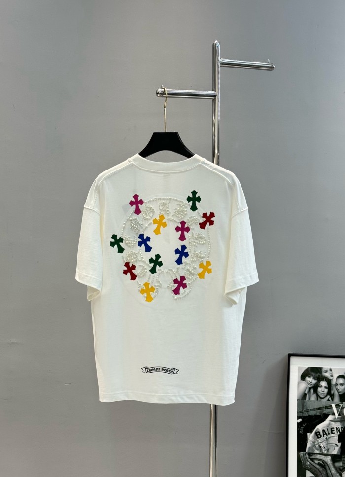大人気 クロムハーツ 激安通販 25 s新型カップル半袖Tシャツ