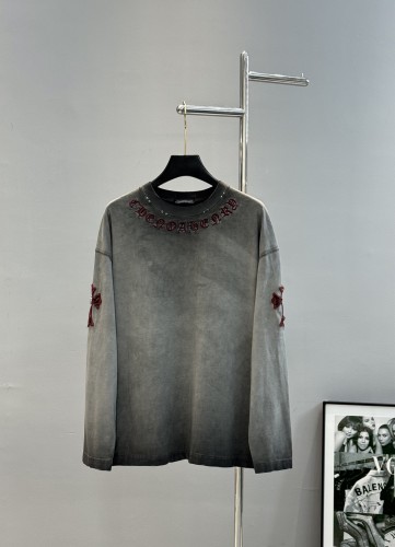入手困難 クロムハーツ n級品 の25 s新型丸首長袖Tシャツ