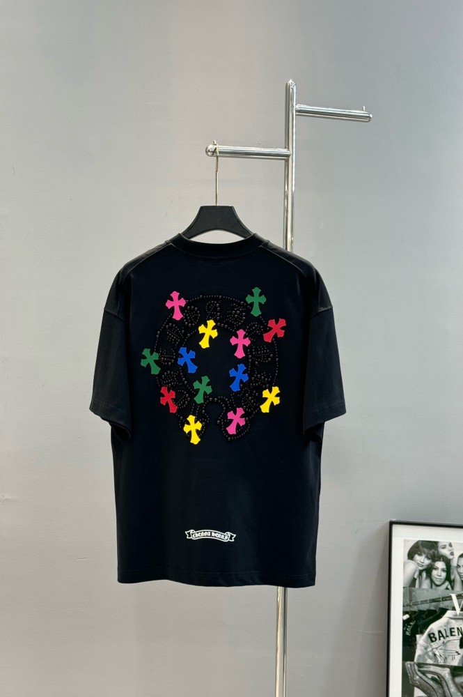 稀少 クロムハーツ コピー25 s新型カップル半袖Tシャツ