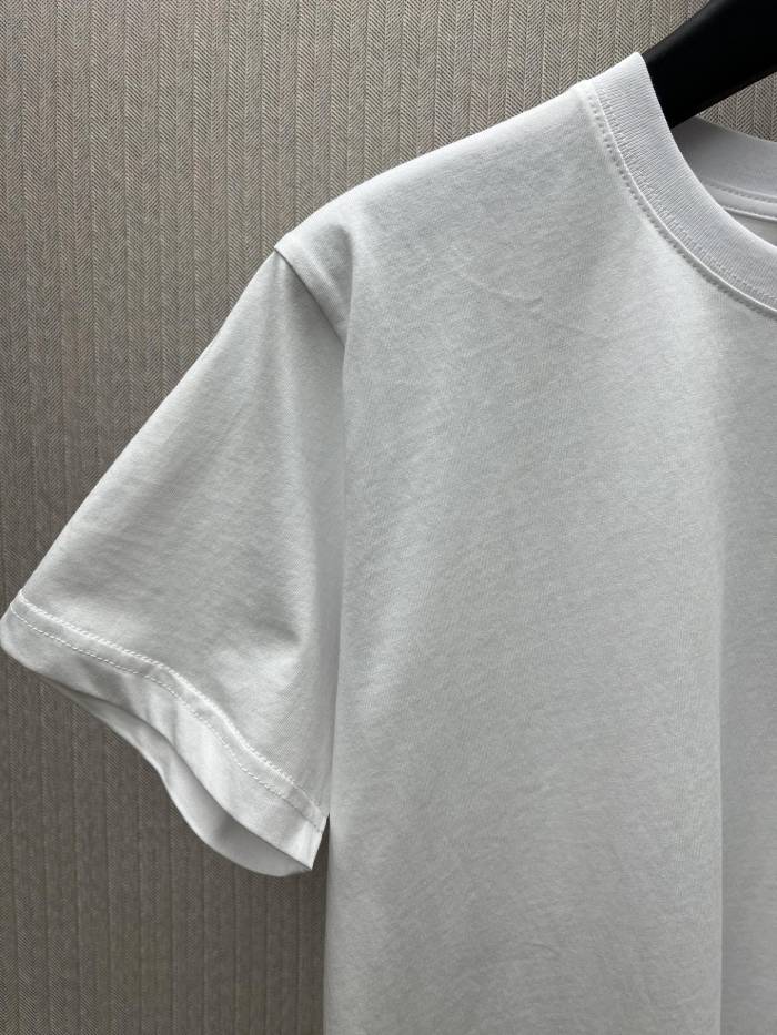 【限定】 クロムハーツ  スーパーコピー の 25 ss新型白プリント半袖Tシャツ