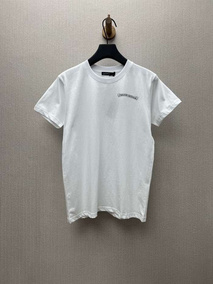 【限定】 クロムハーツ  スーパーコピー の 25 ss新型白プリント半袖Tシャツ
