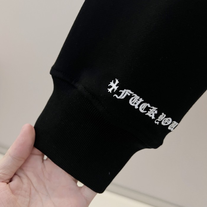 追跡付 クロムハーツ 激安偽物 の420グラムの純綿連帽衛衣