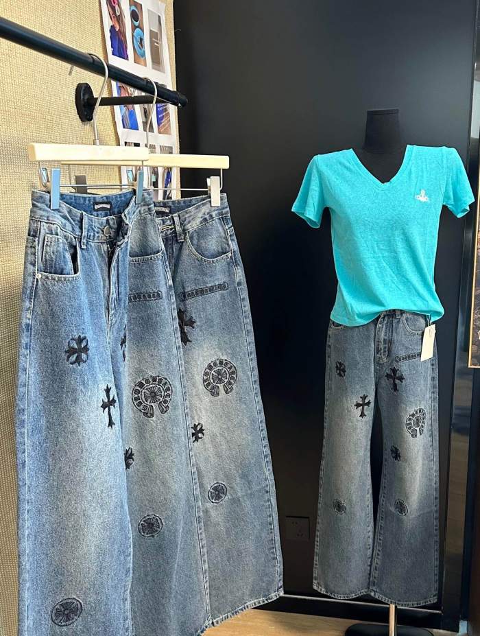 追跡付 クロムハーツ  コピーおすすめ の 25 ss 馬蹄ズボン