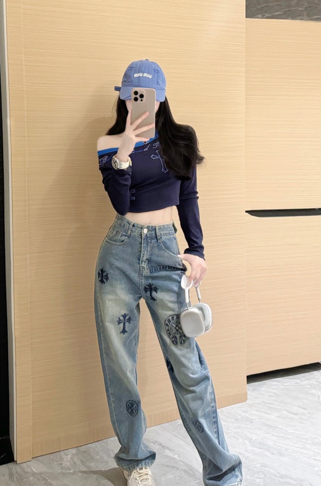 追跡付 クロムハーツ  コピーおすすめ の 25 ss 馬蹄ズボン