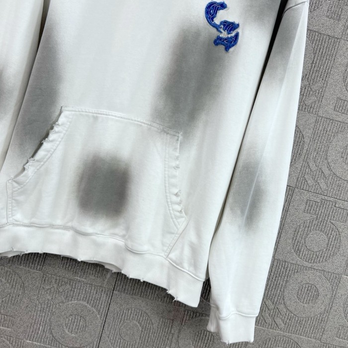 一目惚れ♪ クロムハーツ n級品 の布を張ってカップルのカジュアルな帽子付き衛衣を刺繍する