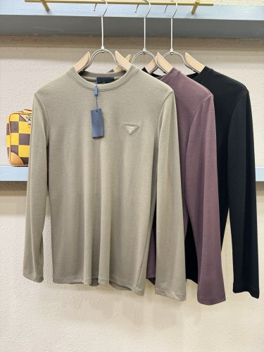 超話題! プラダ スーパーコピー の2025 ss秋冬長袖Tシャツ